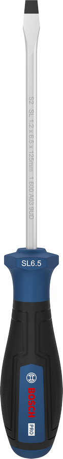 Bosch SL 1.2 x 6.5 x 125 公釐螺絲起子。