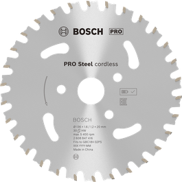 Bosch鋼製無線鋼筋切割圓鋸片。