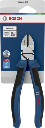 Bosch160 毫米斜口鉗，搭配多組件手柄。