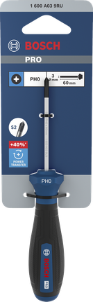 Bosch PH0 x 60 公釐螺絲刀，適用於精密作業。
