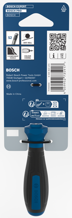 Bosch H2 x 60 公釐附防滾手把螺絲起子。