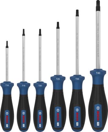 Bosch TX 螺絲起子組 6 件，附 S2 軸。