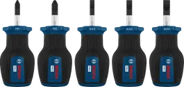 Bosch短柄螺絲起子 PZ/SL 套裝，附 S2 軸。