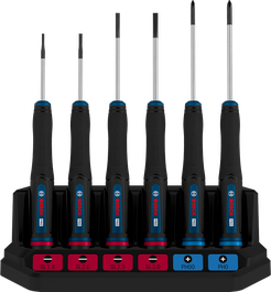 Bosch精密螺絲起子套裝 PH/SL，附防滾功能。