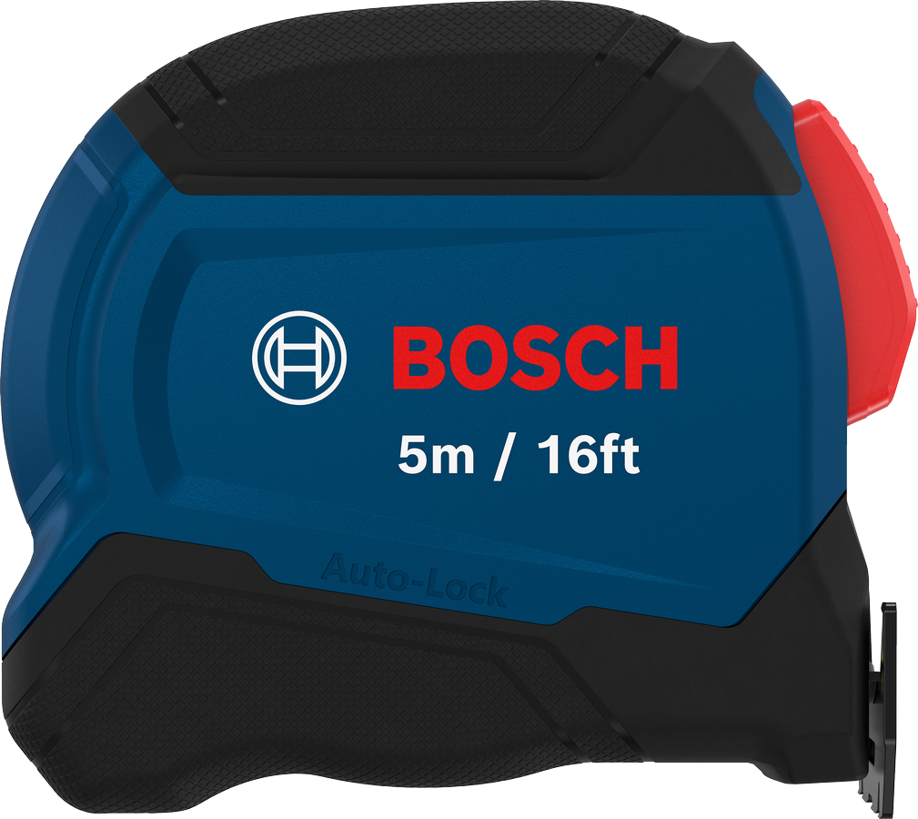 Bosch5米 16英尺捲尺，自動鎖定功能。