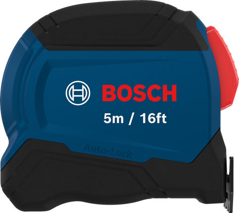 Bosch5米 16英尺捲尺，自動鎖定功能。