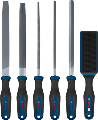 銼刀與銼刀刷套組，6 件