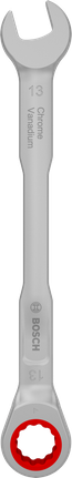 Bosch棘輪組合扳手 13 毫米鉻釩鋼。