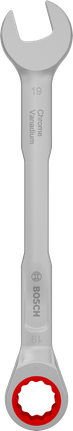 Bosch棘輪組合扳手 19 毫米鉻釩鋼。