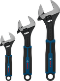 Bosch可調扳手組 150、200、250 毫米。