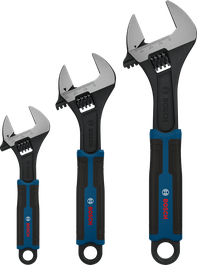 Bosch可調扳手組 150、200、250 毫米。