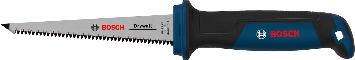 Bosch毫米石膏板鋸，8 TPI 用於切割。