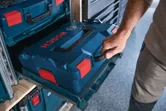 BoschL-BOXX Contractor Rack 2 搬運箱系統。