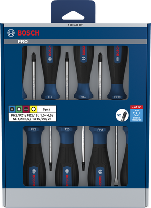 專業級 十字/米字/一字/星形螺絲起子組 (6件組)