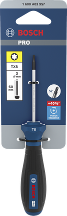 Bosch螺絲起子 TX8 x 60 毫米，採用 S2 鋼材。