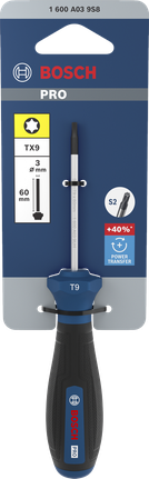 Bosch TX9 x 60 毫米螺絲刀，附人體工學手柄。