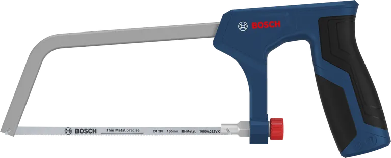 Bosch150 毫米雙金屬 24 TPI 鋼鋸，用於精確切割。