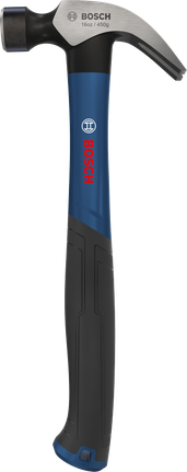 Bosch16盎司彎頭羊角錘，碳鋼鎚頭。