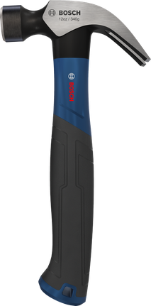 Bosch12盎司彎頭羊角錘，碳鋼鎚頭。