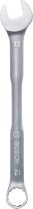 Bosch12毫米鉻釩鋼組合扳手。
