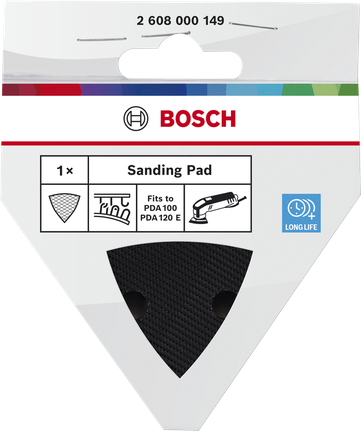 Bosch 100 和 PDA 120 E 型砂磨板。