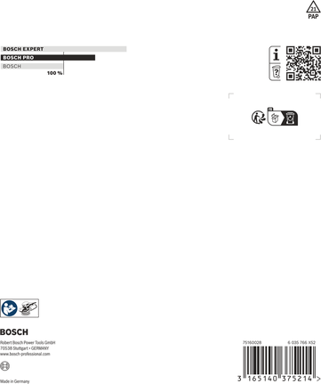 Bosch中型硬度砂紙墊 150 mm。