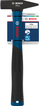 Bosch工程師錘 500 克，碳鋼鎚頭。