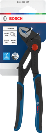 Bosch水泵鉗 180 毫米，具有多組分手柄。