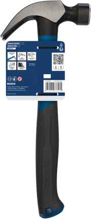 Bosch羊角錘 20 盎司，彎曲碳鋼鎚頭。
