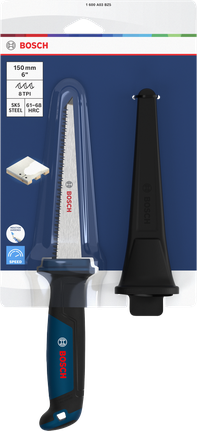 Bosch石膏板鋸 150 毫米 8 TPI，附保護套。