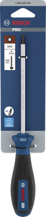 Bosch SQ3 x 125 毫米螺絲刀，附人體工學手柄。