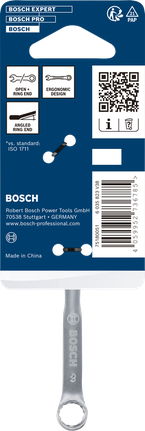 Bosch8毫米鉻釩鋼組合扳手。
