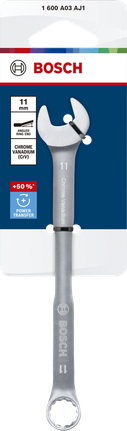 Bosch11毫米鉻釩鋼組合扳手。
