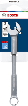 Bosch13 毫米鉻釩鋼組合扳手。