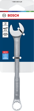 Bosch14 毫米鉻釩鋼組合扳手。