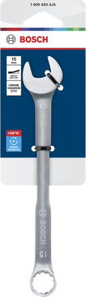 Bosch15毫米鉻釩鋼組合扳手。