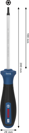 Bosch TH15 螺絲刀，附人體工學手柄。