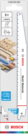 Bosch多材質 S 3456 XF 雙金屬鋸片套裝。