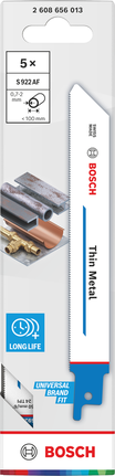 BoschS922AF 薄金屬鋸片 150mm，使用壽命長。