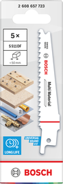 BoschS511DF 多用途鋸片套裝，適用於多種材質。