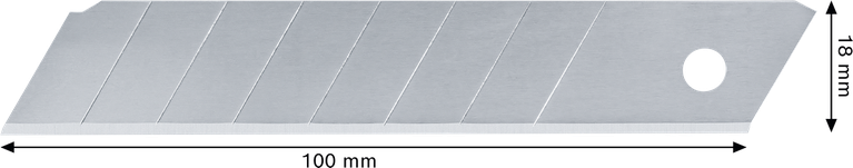 Bosch可折斷刀片，100mm，SK5鋼材。