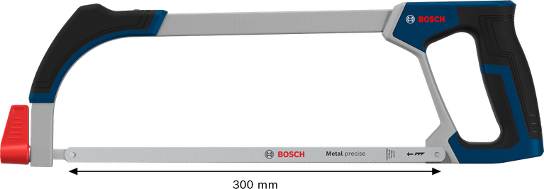 Bosch300 毫米雙金屬鋼鋸，用於精確切割金屬。