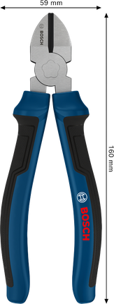 Bosch毫米斜口鉗，搭配多組件手柄。