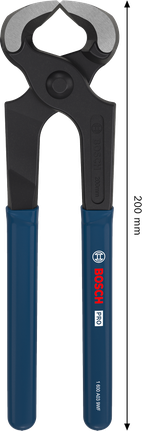Bosch木工鉗 200 毫米，附浸塑手柄。