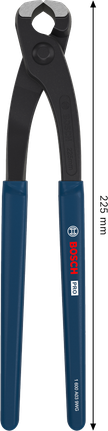 Bosch混凝土鉗 225 毫米，附浸塑手柄。
