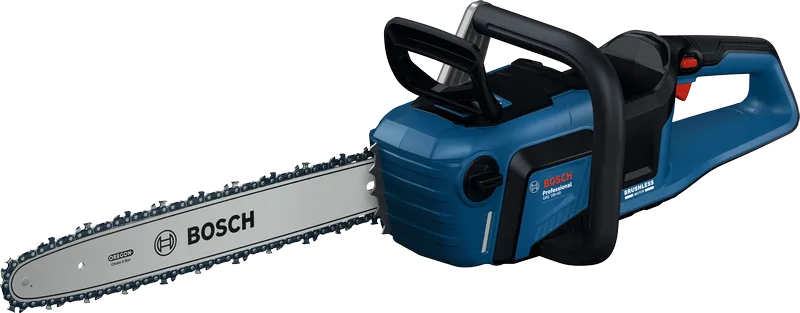 Bosch 18V-40 無線鏈鋸，配備無刷馬達。