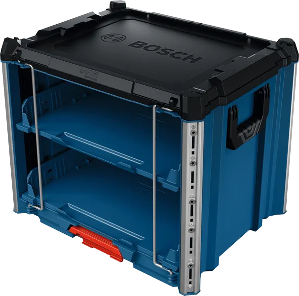 BoschL-BOXX Contractor Rack 2 搬運箱系統。