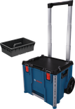 BoschL-BOXX Contractor 帶托盤的滾動工具箱。
