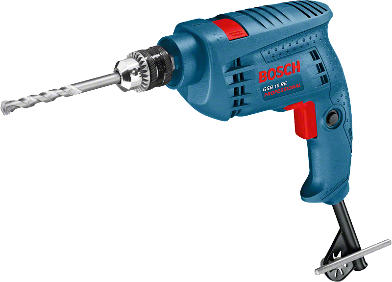 Bosch 10 RE 衝擊鑽，輸入功率為 500W。.