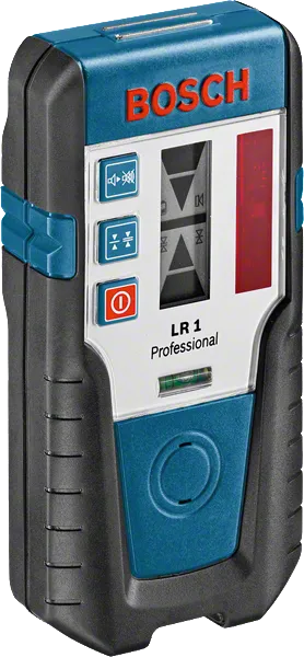 Bosch 1 雷射接收器具有 IP65 防塵保護。.